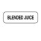 Nevs Blended Juice Label 1/2" x 1-1/2" DIET-102 - alternate 1
